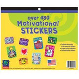 MOTIVATIONAL JUMBO STICKER BOOK 480EA