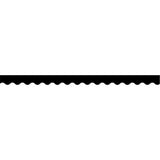 BLACK SCALLOPED BORDER