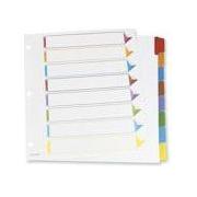 OMNI-DEX INDEX DIVIDER 8 TAB ASSORTED COLORS