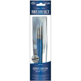 GOLD TAKLON BRUSH SET PQ.3