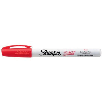 SHARPIE OIL BASE PAINT MARKER RED EXTRA FINE