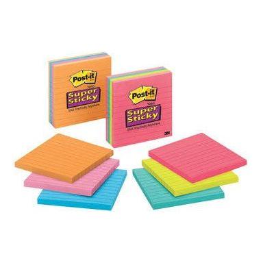M3 POST IT NOTE 4X4DISENO SUPER STICKY #675-3SSMX