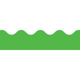 BORDERS SCALLOPED GREEN SOLID