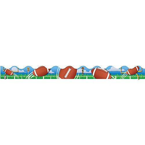 BORDER SCALLOPED FOOTBALL