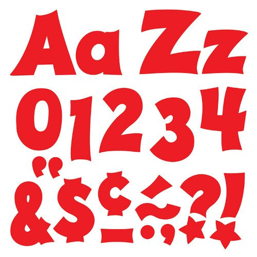 LETTERS SOLID RED