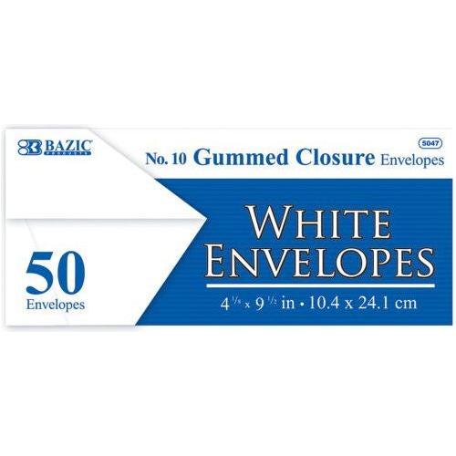 SOBRE BLANCO #10 REG PQ.50