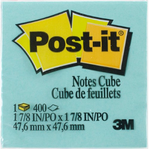 POST IT NOTE CUBE 2" X 2" ASST 400 HOJAS