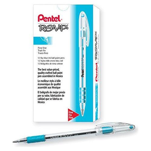 RSVP PEN FINE SKY BLUE CJ.12