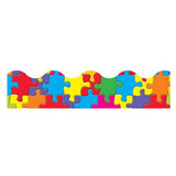 JIGSAW PUZZLE BORDER SCALLOPED