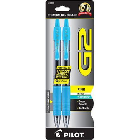 G2 GEL PEN .7 FINE TURQUOISE PQ.2