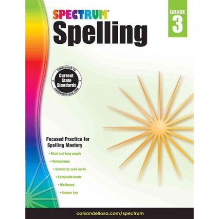 SPECTRUM READING WORKBOOK GRADO 3