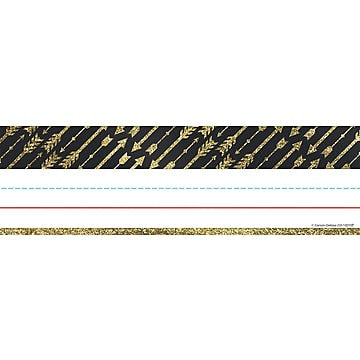 GOLD GLITTER ARROWS NAMEPLATES