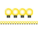 YELLOW BULDS DIE CUT BORDERS