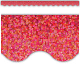 RED SPARKLE BORDER
