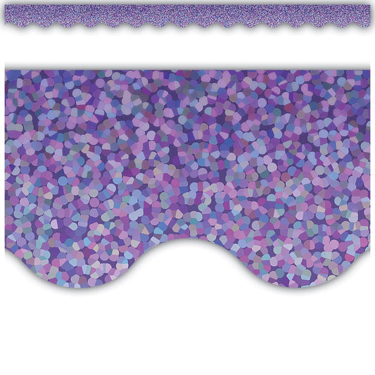 PURPLE SPARKLE BORDER