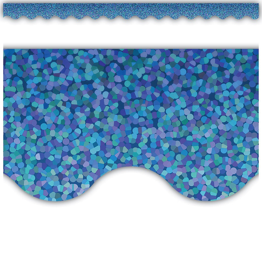BLUE SPARKLE BORDER