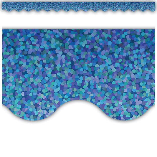 BLUE SPARKLE BORDER