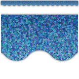 BLUE SPARKLE BORDER