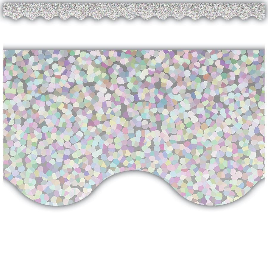 SILVER SPARKLE BORDER