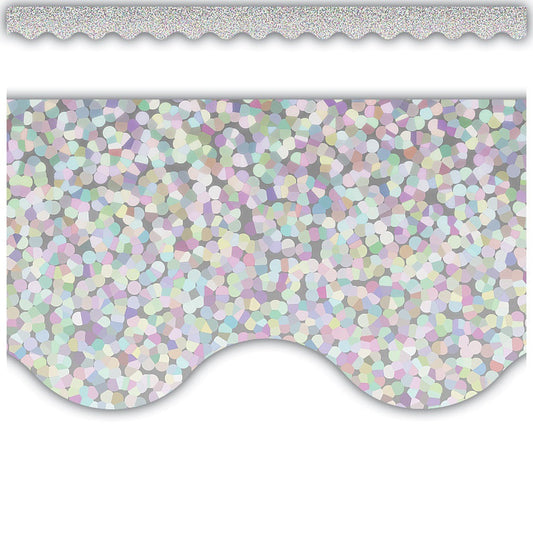 SILVER SPARKLE BORDER