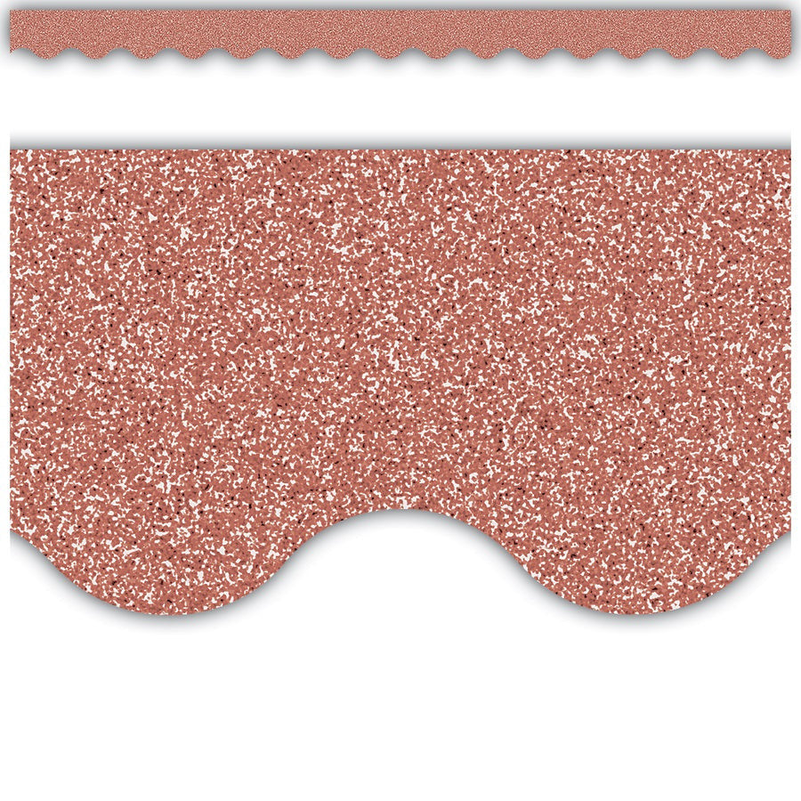 ROSE GOLD GLITZ BORDER