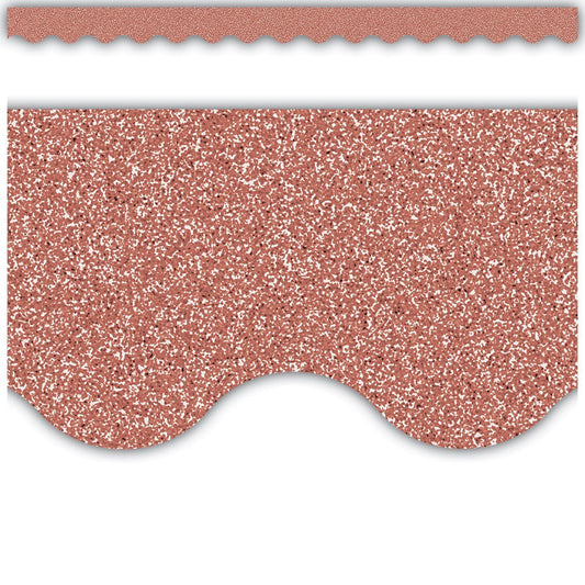 ROSE GOLD GLITZ BORDER