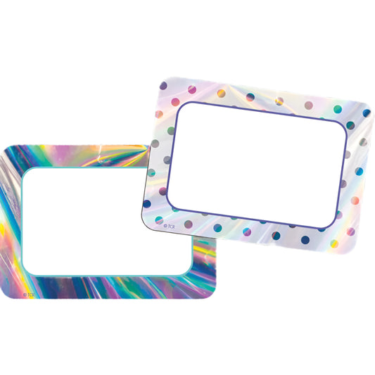 IRIDESCENT NAME TAGS
