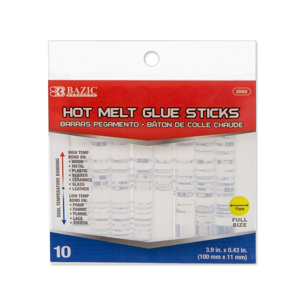 DUAL TEMP FULL SIZE HOT MELT GLUE STICKS PQ.10