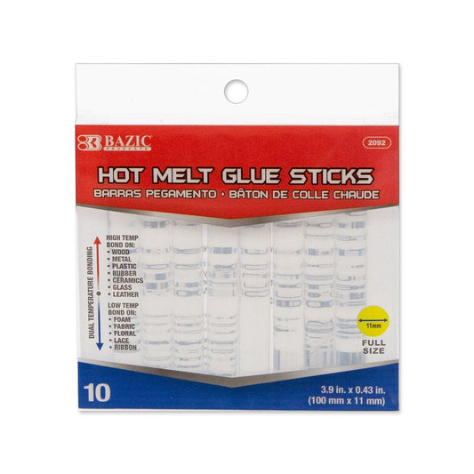 DUAL TEMP FULL SIZE HOT MELT GLUE STICKS PQ.10