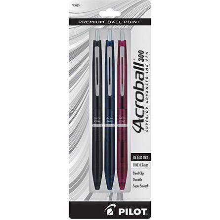 ACROBALL 300 BALL POINT FINE BLACK PQ.3