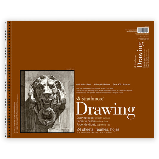 Strathmore 400 Series Drawing Pad | 14"X17" | 24 Sheets