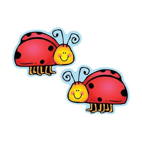 COLORFUL CUT-OUTS LADYBUGS