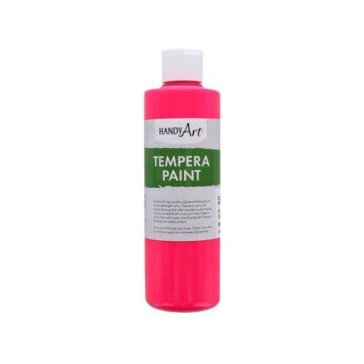 TEMPERA PAINT FLUORESC PINK 8 ONZ