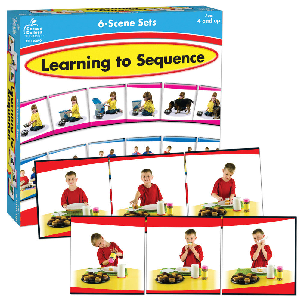 Learning to Sequence 6-Scene Board Game | Grade PK-1
