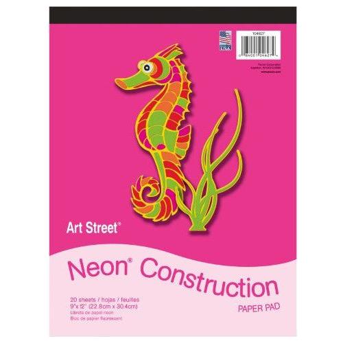 NEON ART PAD 9" X 12" PQT.20