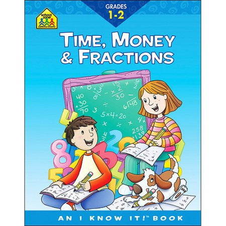 TIME, MONEY & FRACTIONS BOOK GRADE 1-2