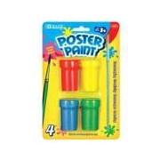 POSTER PAINT W/BRUSH 48ML PQ.4