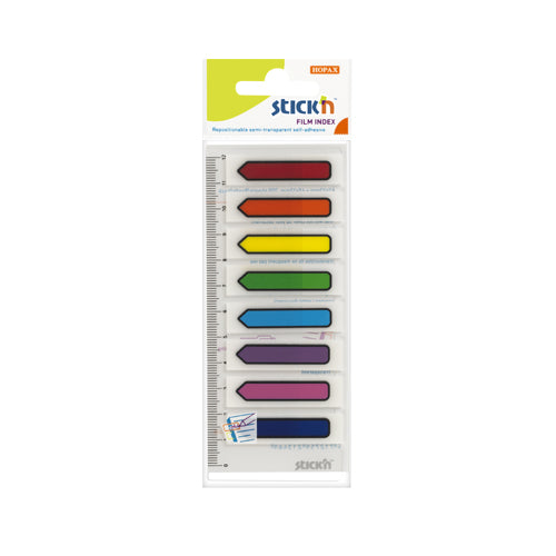 FILM INDEX 45 X 12 MM - 120 FLECHAS, 8 COLORES