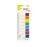 FILM INDEX 45 X 12 MM - 120 BARRAS, 8 COLORES