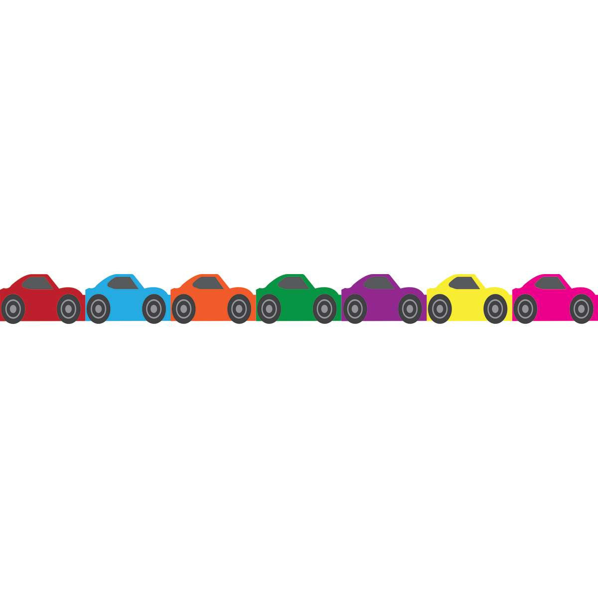 RACE CAR DIE CUT BORDER