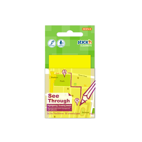 Clearnote 50 hojas, 3 x 2