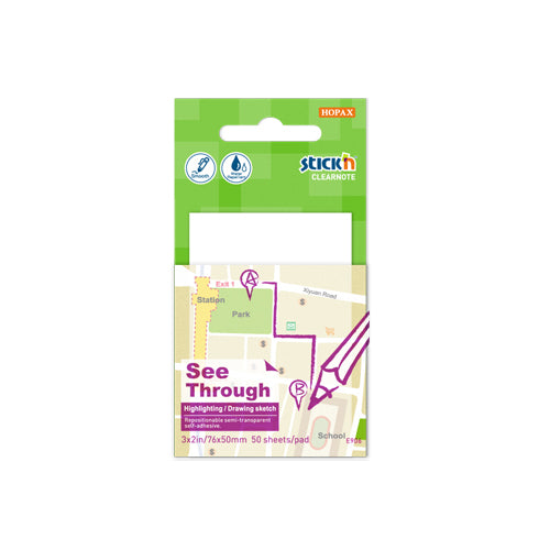 CLEARNOTE 50 HOJAS, 3 X 2