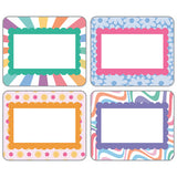 RETRO REMIX NAME TAGS 40PCS