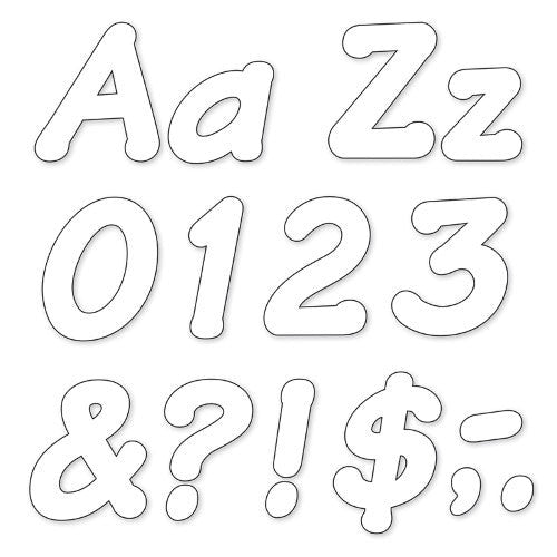 LETTER WHITE ITALIC