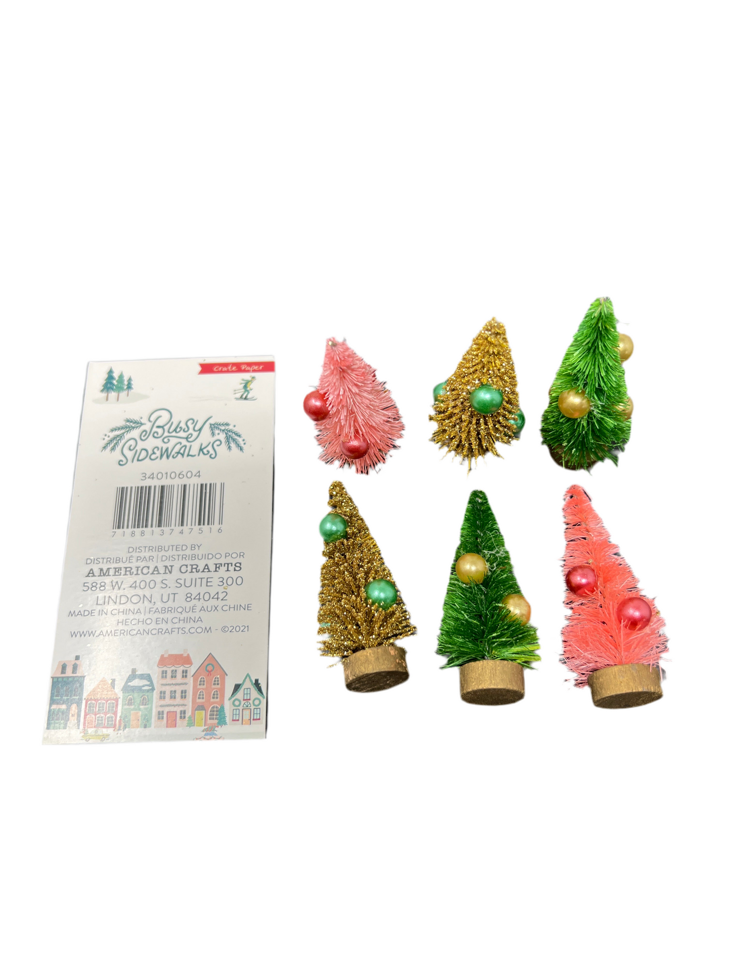 Bottle Brush Tree ( 6 piece)