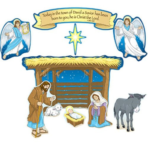 MINI BULLETIN BOARD SET NATIVITY