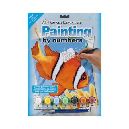 PAINTING BY NUMBERS CLOWN FISH 10 PC