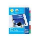 INDEX DIVIDER 8 COLORS TABS