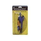 SAFETY COMPASS & PROTACTOR 6" SET