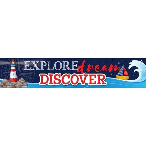 NAUTICAL EXPLORE DICOVER BANNER